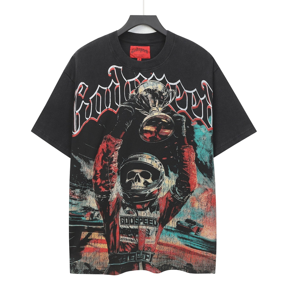 Godspeed Racing Skull Graphic T-Shirt — hero