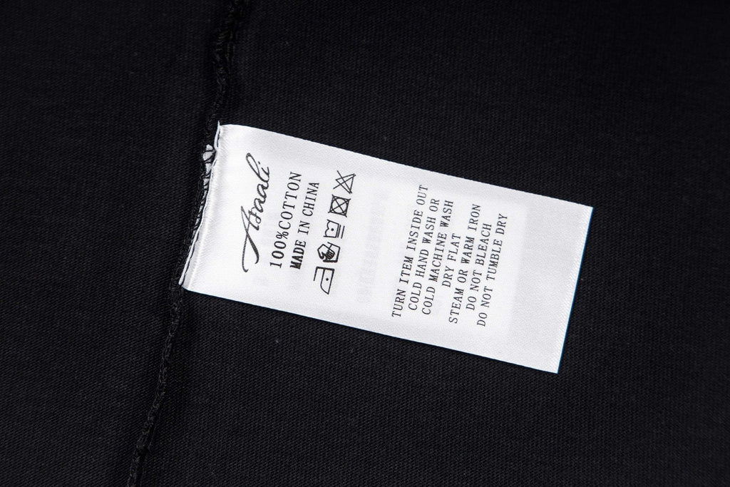 ASAALL Theatrical Mask Graphic T-Shirt — neck_label