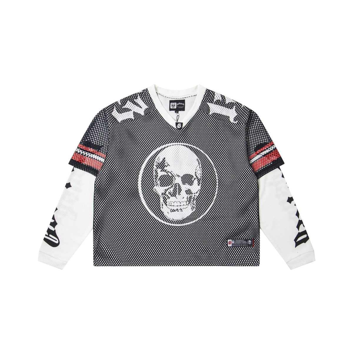 Godspeed Skull K-Back Mesh Long-Sleeve T-Shirt — front