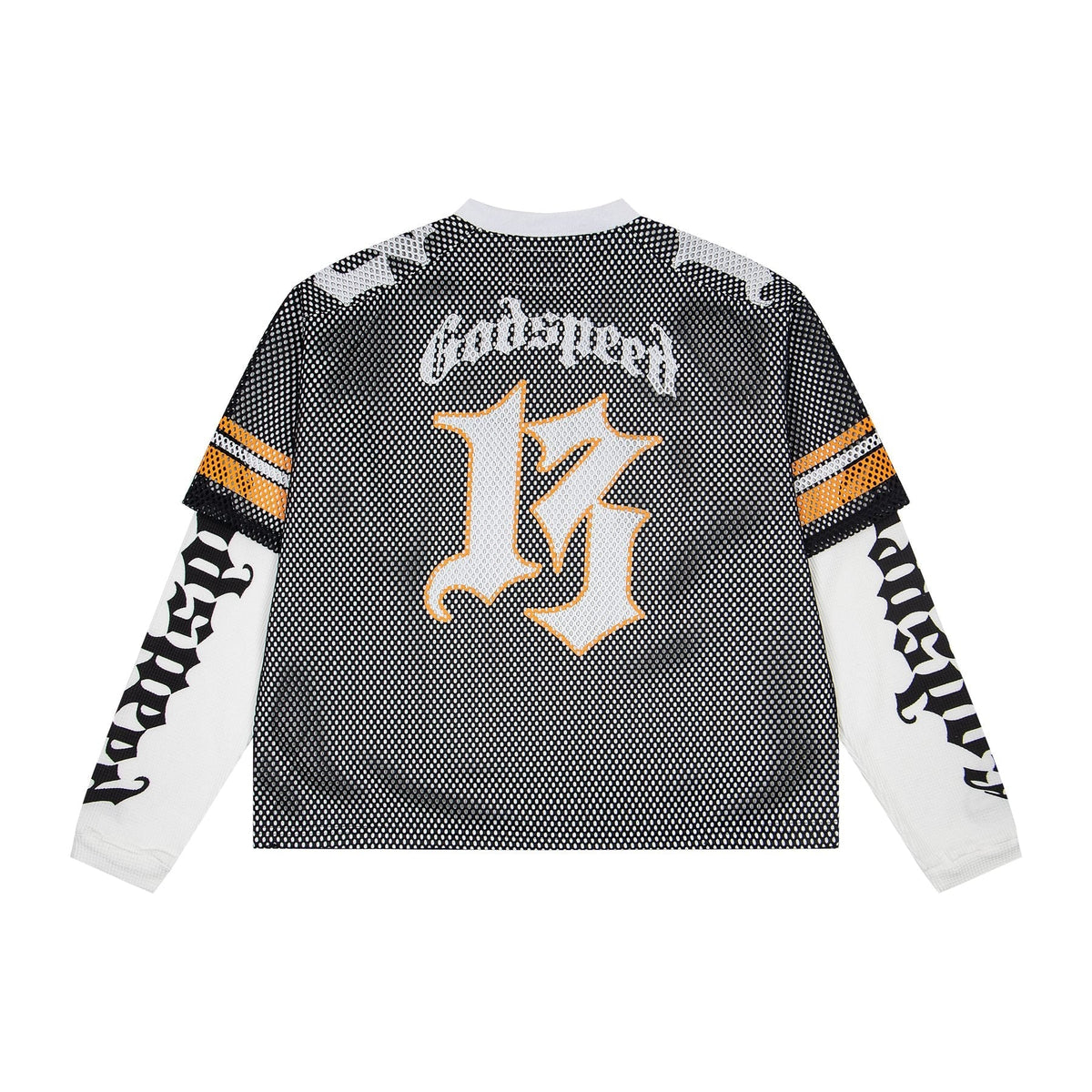 Godspeed Skull Mesh Jersey Long-Sleeve T-Shirt — back