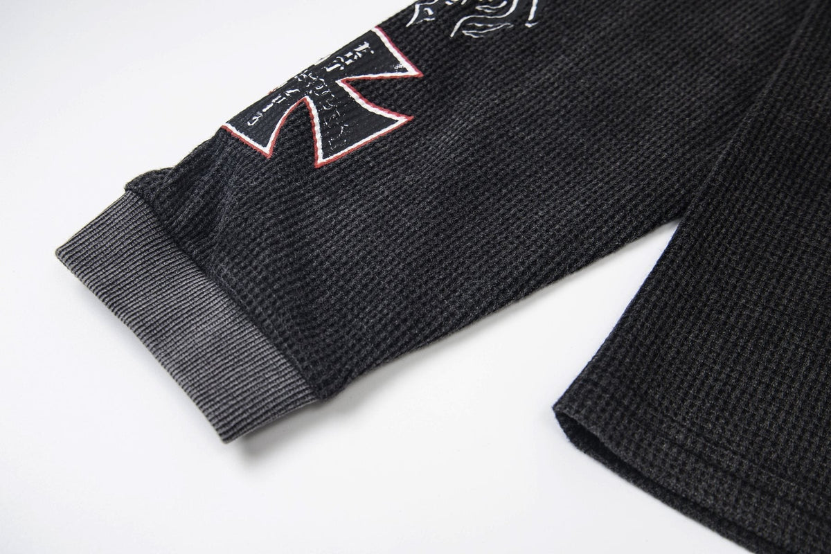 Godspeed Out of Many One Graphic Long-Sleeve T-Shirt — detail