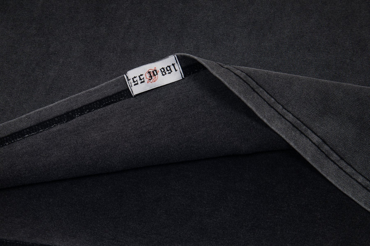 Godspeed Skull & 13 Graphic Short-Sleeve T-Shirt — neck_label