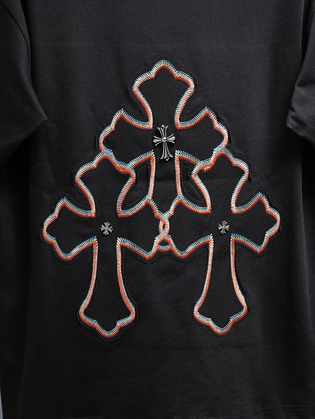 Chrome Hearts Clustered Cross Graphic T-Shirt — detail